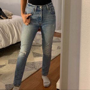 Levi’s High Rise 501 skinny - size 25